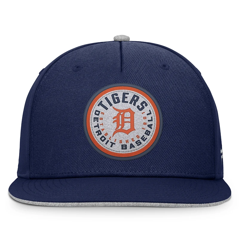 Casquette snapback Velo Detroit Tigers bleu marine pour homme de Fanatics