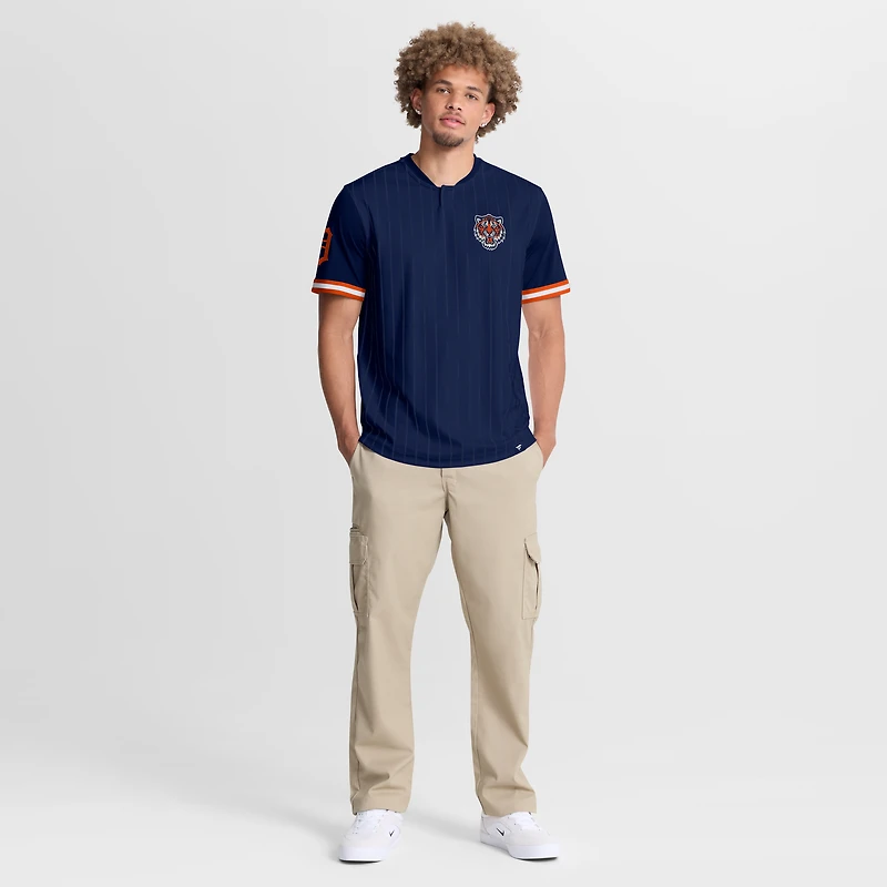 Men's Fanatics  Navy Detroit Tigers Walk Off Shirt