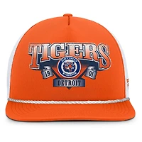 Men's Fanatics Orange/White Detroit Tigers Recall Snapback Hat