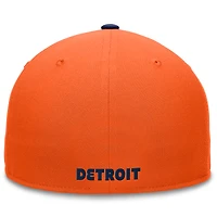 Men's Fanatics Orange Detroit Tigers Fundamental Two-Tone Fitted Hat