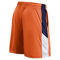 Short orange avec logo principal des Detroit Tigers Fanatics pour hommes