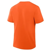 Men's Fanatics Orange Detroit Tigers Wordmark Legacy T-Shirt
