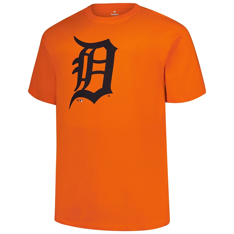 T-shirt orange pour homme avec nom et numéro Big & Tall des Detroit Tigers de Tarik Skubal