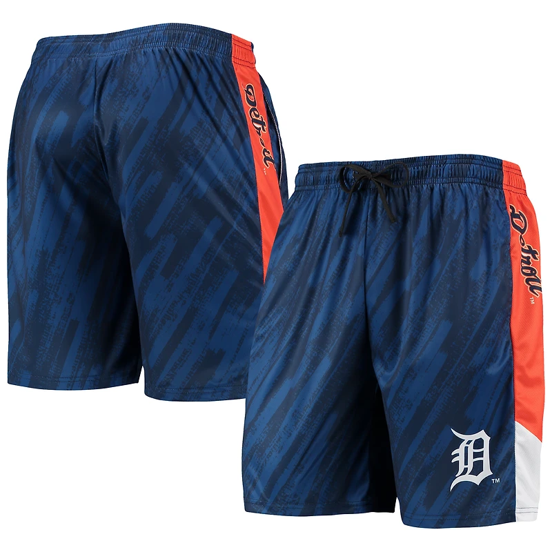 Short statique FOCO Detroit Tigers pour homme, bleu marine