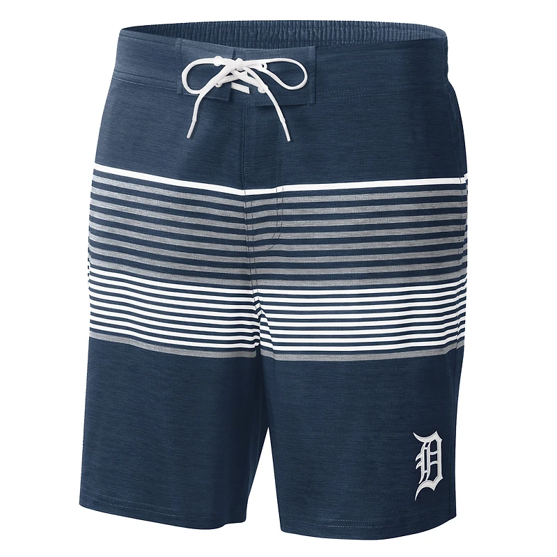 Men's G-III Sports by Carl Banks  Navy Detroit Tigers Coastline Volley Swim Shorts