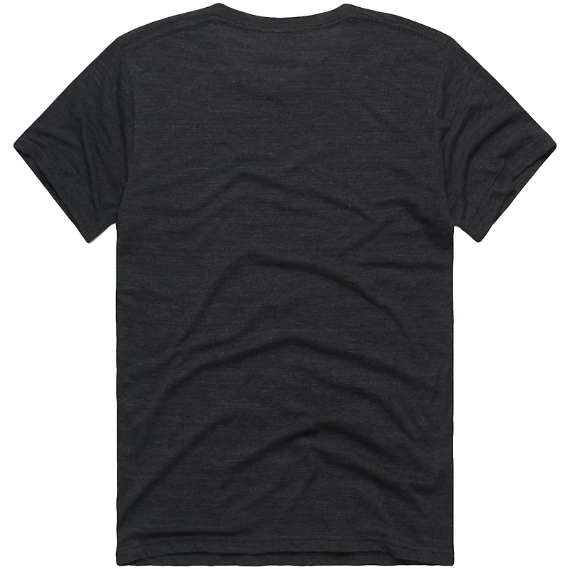 Men's Homage  Charcoal Detroit Tigers Hyper Local Refresh Tri-Blend T-Shirt
