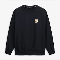 Men's Levelwear  Black Detroit Tigers Connect Logo Sweatshirt