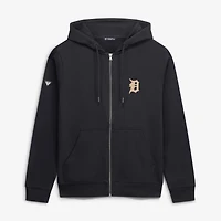Men's Levelwear  Black Detroit Tigers Podium Full-Zip Hoodie