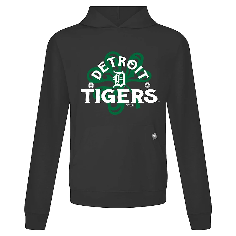 Sweat à capuche noir pour homme Detroit Tigers St. Patrick's Day Relay Shamrock