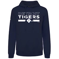 Men's Levelwear Navy Detroit Tigers Accolade Podium No Hitter Pullover Hoodie