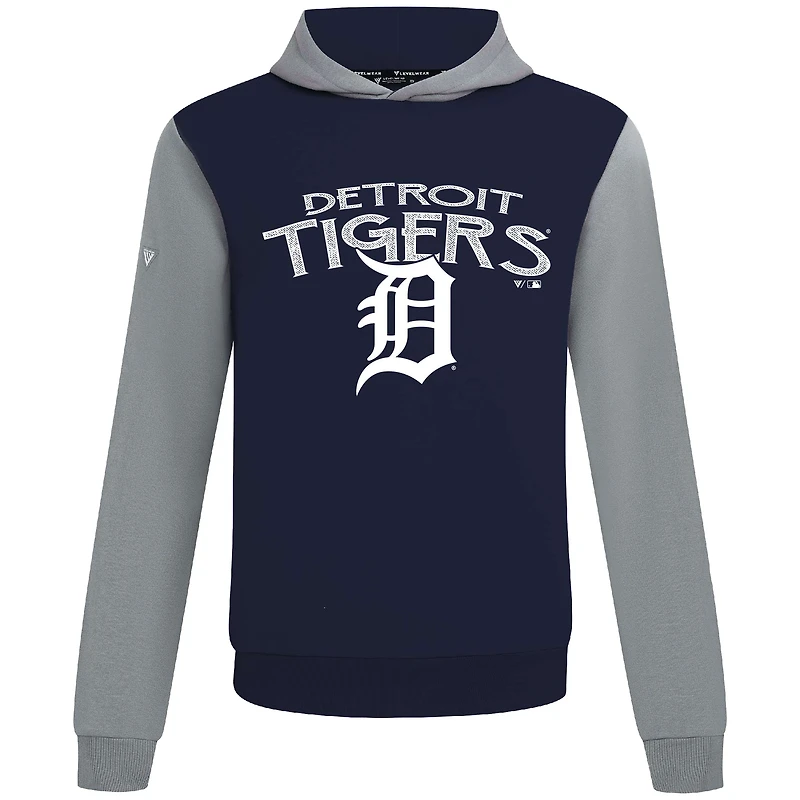 Men's Levelwear Navy Detroit Tigers Accolade Ultimate Mission Pullover Hoodie