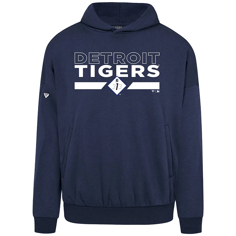 Sweat à capuche bleu marine City Connect Contact No Hitter pour homme des Detroit Tigers