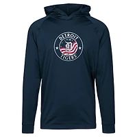 Men's Levelwear Navy Detroit Tigers Dimension Platoon Pullover Hoodie