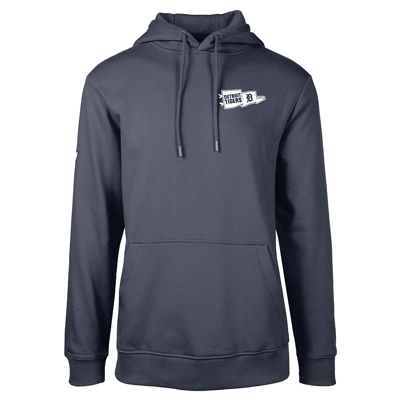 Men's Levelwear  Navy Detroit Tigers Podium Rafters Pullover Hoodie