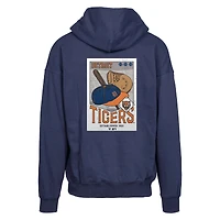 Men's Levelwear  Navy Detroit Tigers Uphill City Core Logo Full-Zip Hoodie