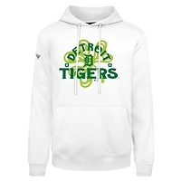 Sweat à capuche blanc pour homme Detroit Tigers St. Patrick's Day Podium Shamrock