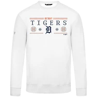 Sweat-shirt à enfiler blanc Zane des Tigers de Détroit Levelwear pour homme