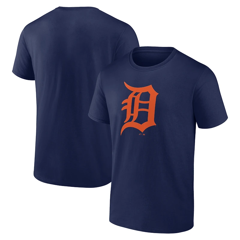 T-shirt officiel Detroit Tigers orange à logo athlétique pour homme