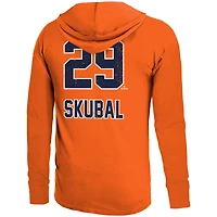 Sweat à capuche léger pour homme Majestic Threads Tarik Skubal orange Detroit Tigers avec nom et numéro