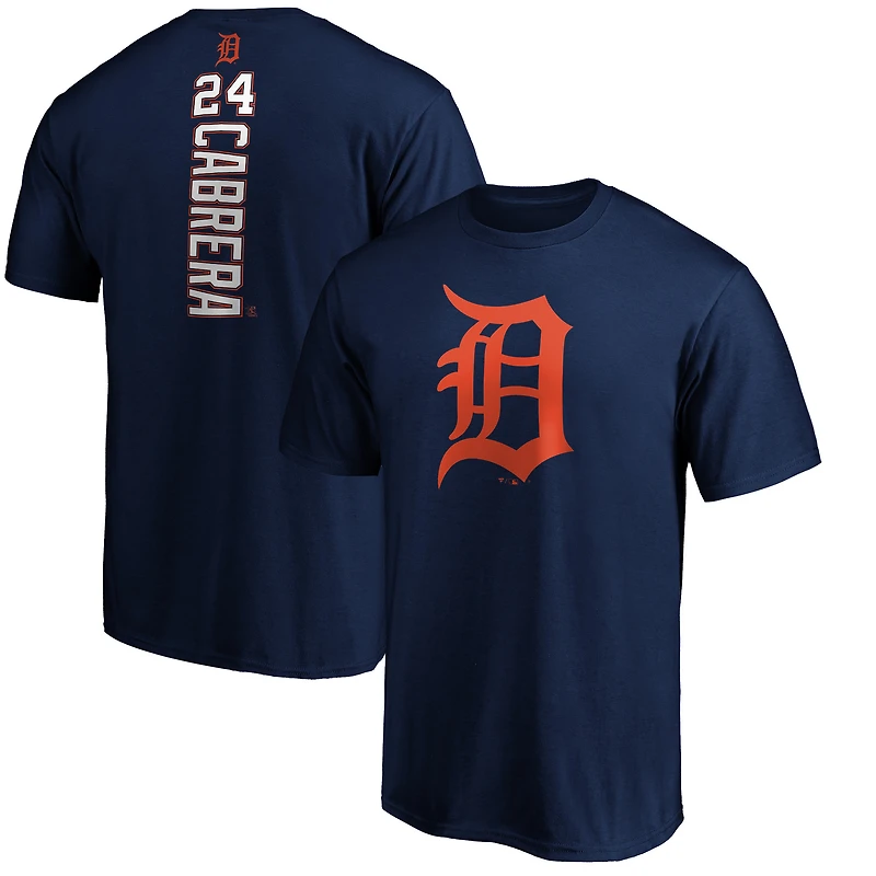 Men's Miguel Cabrera Navy Detroit Tigers Playmaker T-Shirt