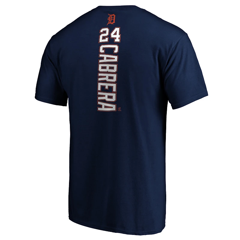 Men's Miguel Cabrera Navy Detroit Tigers Playmaker T-Shirt