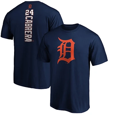 Men's Miguel Cabrera Navy Detroit Tigers Playmaker T-Shirt