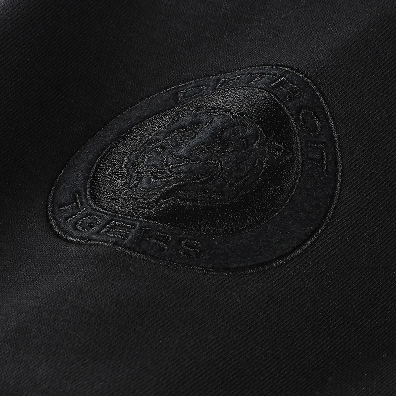 Sweat-shirt à col rond en polaire Phantom des Tigers de Détroit, noir, Mitchell & Ness, pour homme