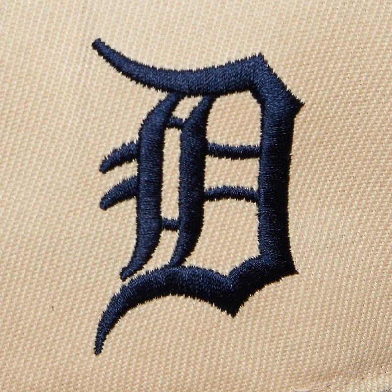 Casquette Snapback Speed ​​Zone crème pour hommes des Detroit Tigers de la collection Cooperstown de Mitchell & Ness