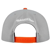 Casquette snapback basique Mitchell & Ness grise Detroit Tigers pour homme