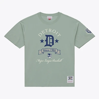 Men's Mitchell & Ness Green Detroit Tigers Yacht Rock T-Shirt