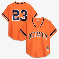 Mitchell & Ness pour homme Kirk Gibson Orange Detroit Tigers Fashion Cooperstown Collection Maillot d'entraînement au bâton en maille