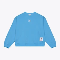 Men's Mitchell & Ness Light Blue Detroit Tigers Insignia Fleece Sweatshirt