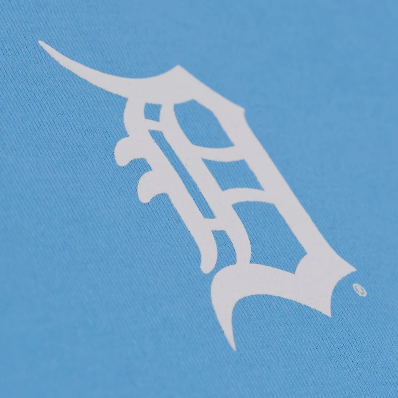 Men's Mitchell & Ness Light Blue Detroit Tigers Insignia Premium T-Shirt