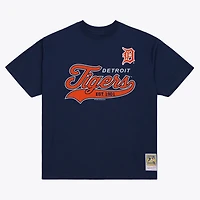 T-shirt Mitchell & Ness bleu marine Detroit Tigers pour homme