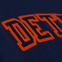 T-shirt Mitchell & Ness bleu marine Detroit Tigers Wild Pitch Ringer pour homme