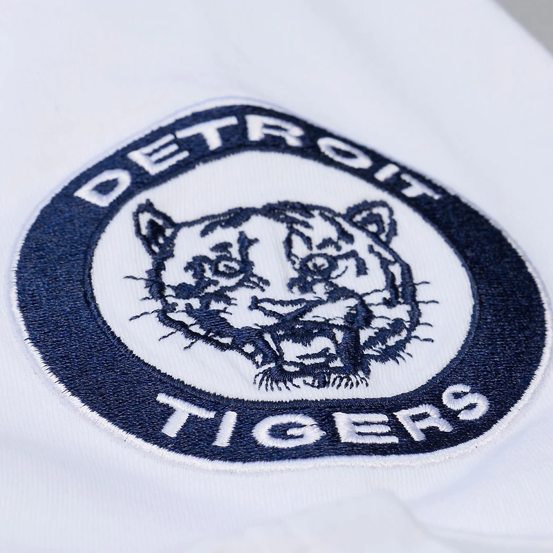 Men's Mitchell & Ness White Detroit Tigers Cooperstown Collection Arctic T-Shirt