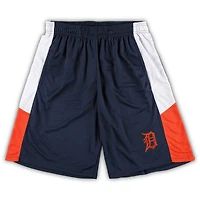 Short d'équipe Big & Tall Detroit Tigers bleu marine pour homme