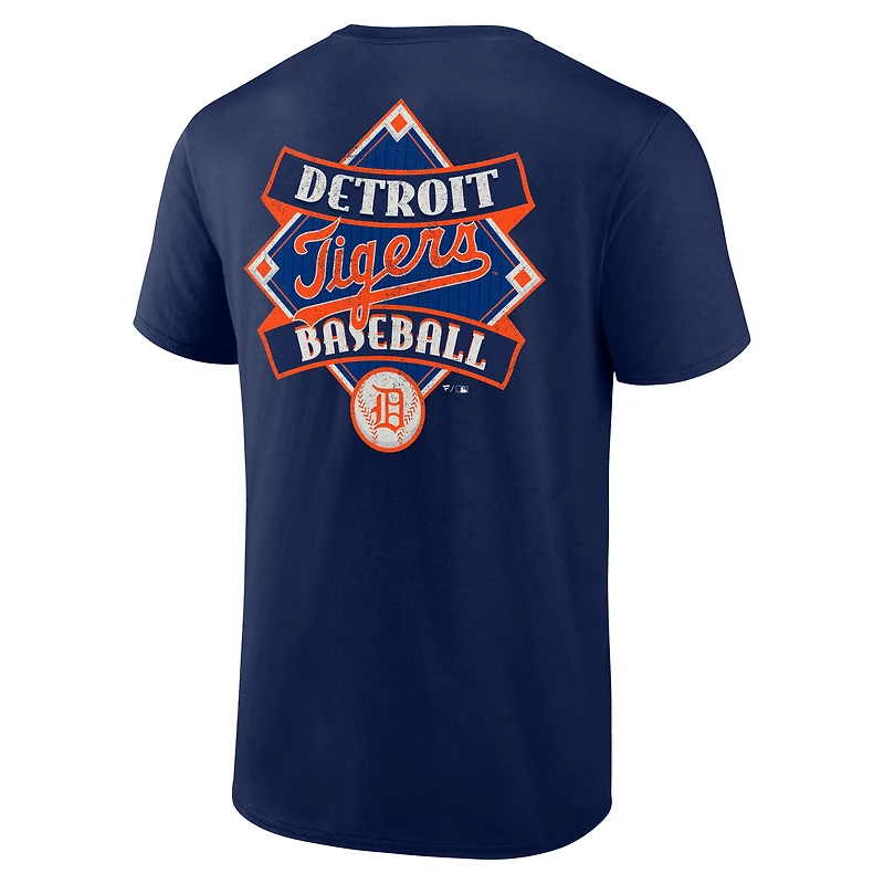 T-shirt bleu marine pour homme, collection Cooperstown