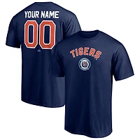 Men's Navy Detroit Tigers Cooperstown Collection Winning Streak Custom T-Shirt