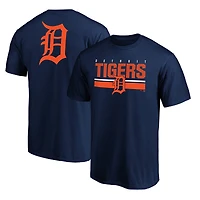 T-shirt bleu marine pour homme, motif fin de match des Detroit Tigers