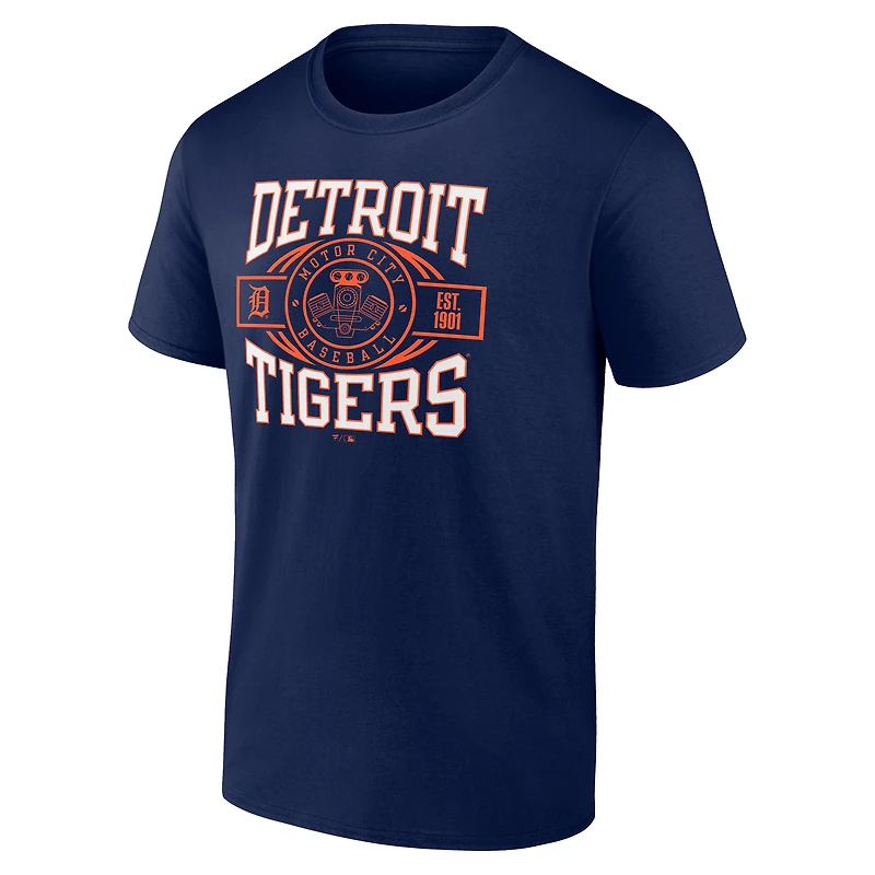 Men's  Navy Detroit Tigers Local T-Shirt