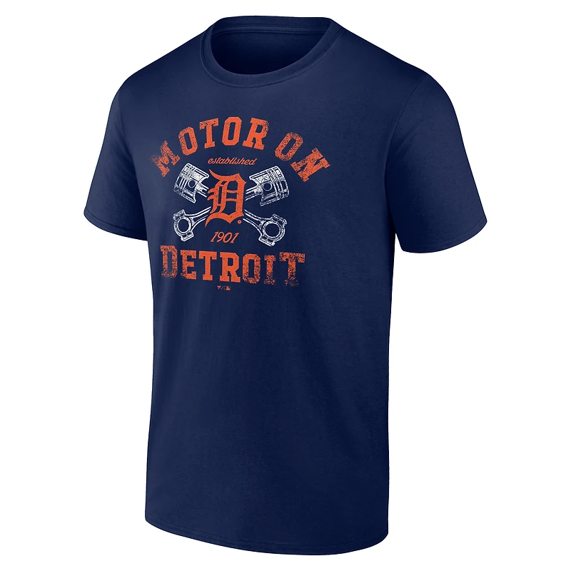 Men's Navy Detroit Tigers Team Adrenaline T-Shirt