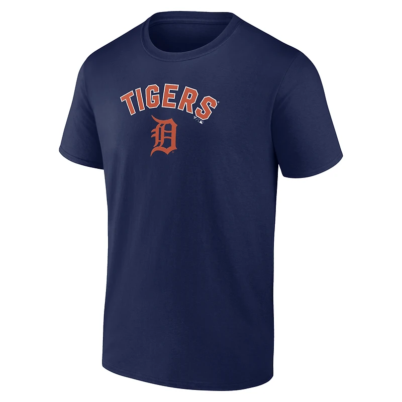 T-shirt personnalisé bleu marine Detroit Tigers Winning Streak pour homme