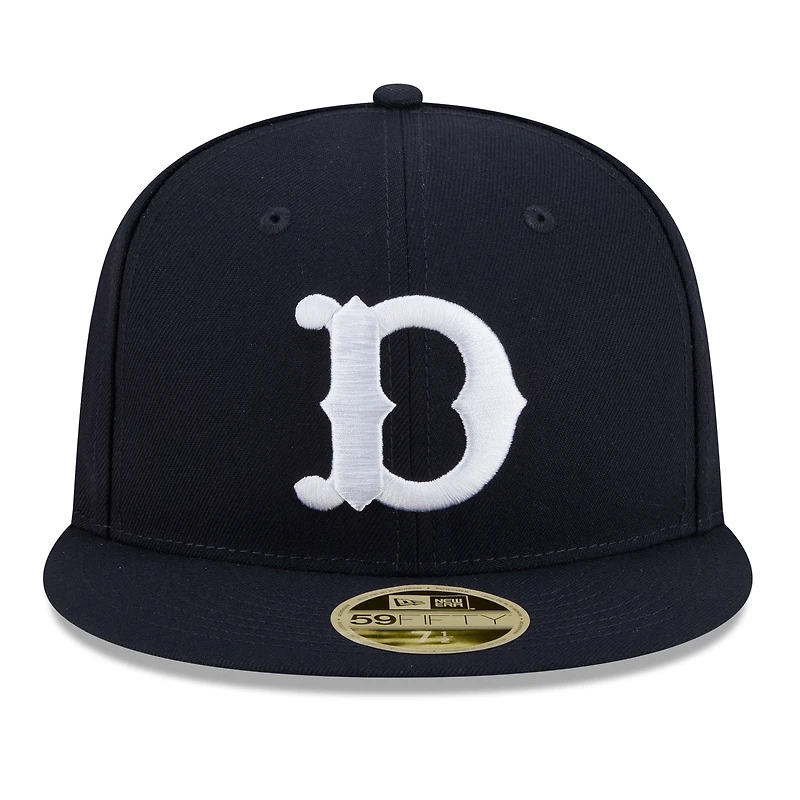 Casquette ajustée New Era 59FIFTY noire pour homme, Detroit Tigers, édition spéciale 2026, Temple de la renommée du baseball