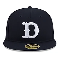 Casquette ajustée New Era 59FIFTY noire pour homme, Detroit Tigers, édition spéciale 2026, Temple de la renommée du baseball