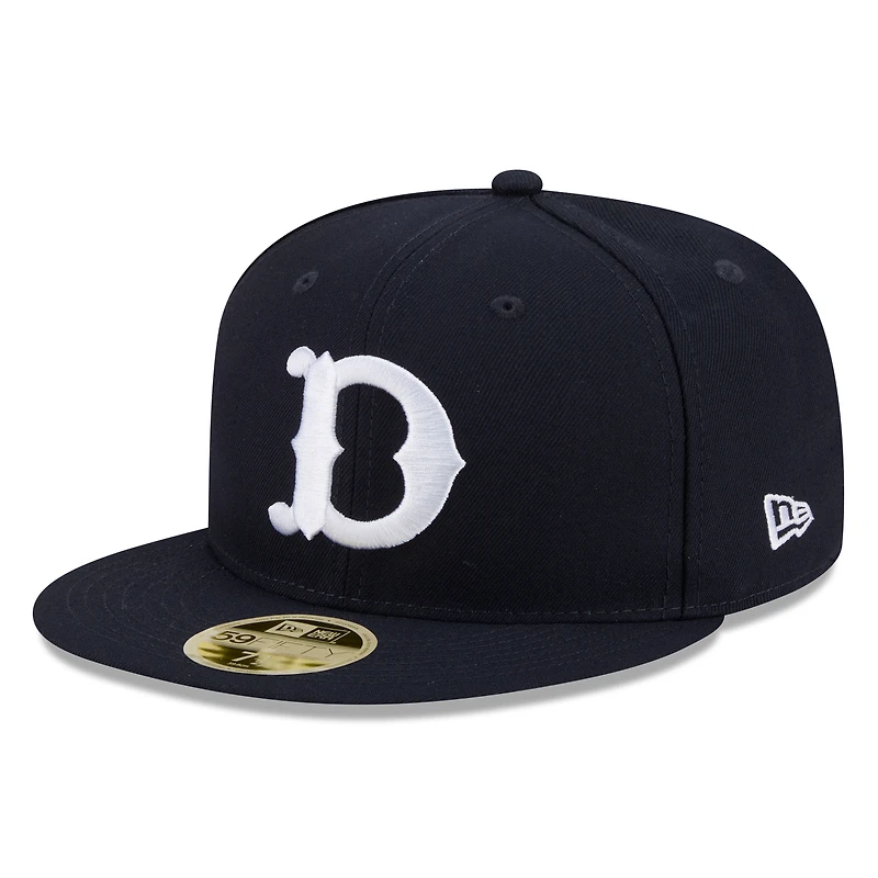 Casquette ajustée New Era 59FIFTY noire pour homme, Detroit Tigers, édition spéciale 2026, Temple de la renommée du baseball