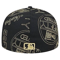 Men's New Era Black Detroit Tigers 59FIFTY Day Allover Fitted Hat