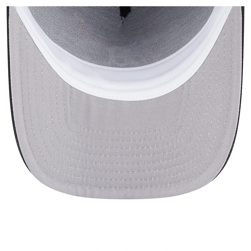 Men's New Era Black Detroit Tigers Chainstitch 9FIFTY A-Frame Snapback Hat