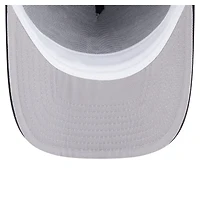 Men's New Era Black Detroit Tigers Chainstitch 9FIFTY A-Frame Snapback Hat