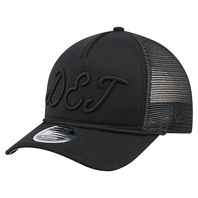 Casquette camionneur ajustable 9FORTY A-Frame M-Crown noire des Detroit Tigers pour homme de New Era